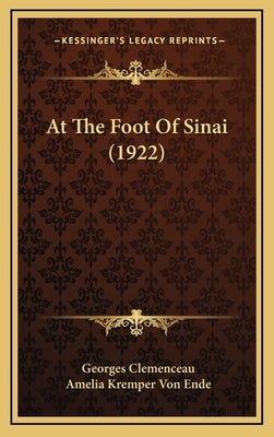 At the Foot of Sinai (1922) by Clemenceau, Georges