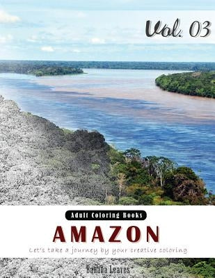 Amazon: Mystery Jungle Grey Scale Photo Adult Coloring Book, Mind Relaxation Stress Relief Coloring Book Vol3.: Series of colo by Leaves, Banana