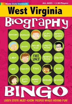 West Virginia Biography Bingo by Gallopade International