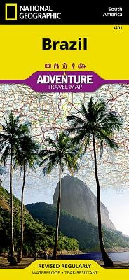 Brazil Map by National Geographic Maps