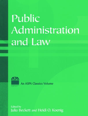 Public Administration and Law by Beckett, Julia