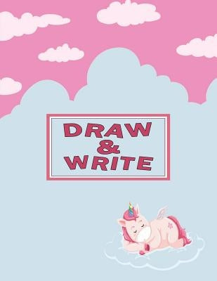Story Writing Paper for Kids: Primary Drawing & Writing Paper Kindergarten Kids K-2 - Sleeping Unicorn by Way, One