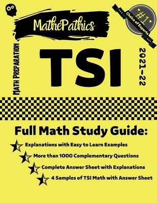 TSI Math Preparation by Barmak, Faraz