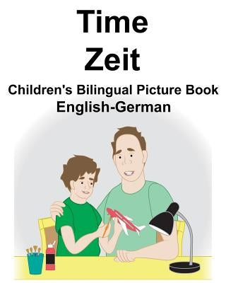 English-German Time/Zeit Children's Bilingual Picture Book by Carlson, Suzanne