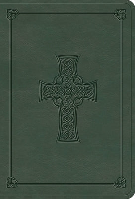 ESV Value Large Print Compact Bible (Trutone, Quiet Forest, Celtic Cross Design) by Esv Bibles