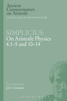 Simplicius: On Aristotle Physics 4.1-5 and 10-14 by Urmson, J. O.