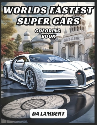 World's Fastest Super Cars: A Coloring Book For All Ages by Lambert, Da