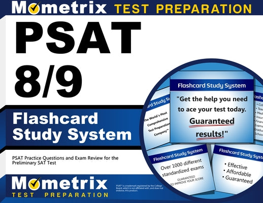 PSAT 8/9 Flashcard Study System: PSAT Practice Questions and Exam Review for the Preliminary SAT Test by Mometrix