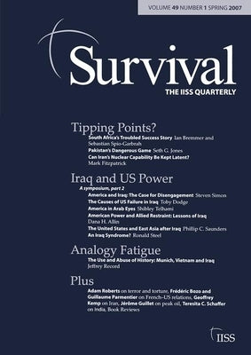 Survival 49.1: Survival 49.1, Spring 2007 by Allin, Dana