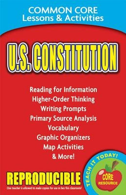 U.S. Constitution: Common Core Lessons & Activities by Marsh, Carole