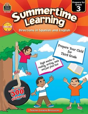 Summertime Learning Grd 3 - Spanish Directions by Teacher Created Resources