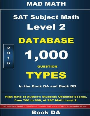 SAT Math Level 2 Database Book DA by Su, John