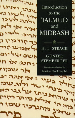 Introduction to the Talmud and Midrash by Strack, Hermann L.