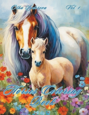 Horses Coloring Book by Sydorova, Olha