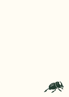Rhinoceros Beetle Notepad by Editions, McNally