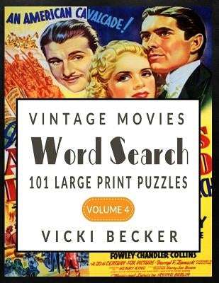 Vintage Movies Word Search by Becker, Vicki