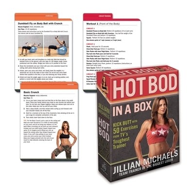 Jillian Michaels Hot Bod in a Box: Kick Butt with 50 Exercises from Tv's Toughest Trainer by Michaels, Jillian