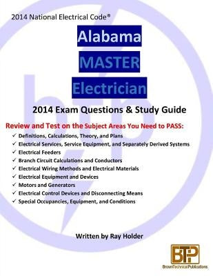 Alabama 2014 Master Electrician Study Guide by Holder, Ray