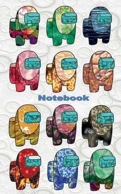 Notebook: for Am@ng us fans, diary, notepad, App, computer, pc, game, apple, videogame, kids, children, Impostor, Crewmate, acti by Roogle, Ricky