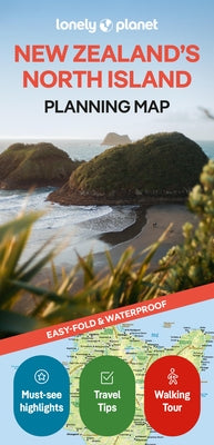 Lonely Planet New Zealand's North Island Planning Map by Planet, Lonely