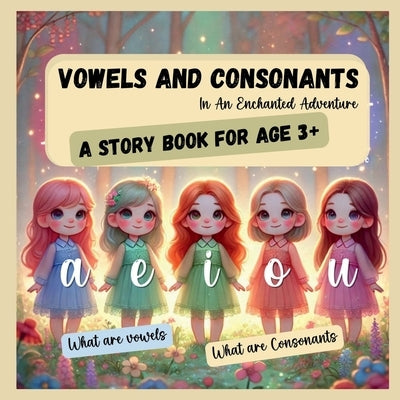 Vowels and Consonants - In An Enchanted Adventure: What are Vowels What are Consonants a, e, i, o, u Phonics, Vowel sounds, long vowels, short vowels, by Dr Vimuktha Avinash