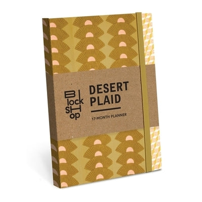 From the Block Shop Studio: Desert Plaid 17-Month Planner by Block Shop