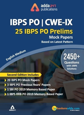 IBPS PO 2019 Prelims Mocks Papers (English Printed Edition) by Adda247