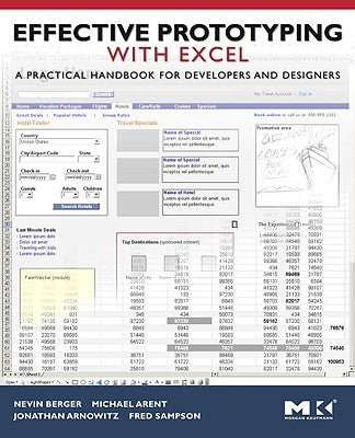 Effective Prototyping with Excel: A Practical Handbook for Developers and Designers by Berger, Nevin