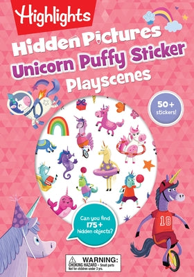 Unicorn Hidden Pictures Puffy Sticker Playscenes by Highlights