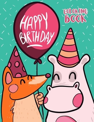 Happy Birthday: Coloring book by Books, Holz