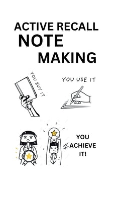 Active Recall Note Making: Active Recall, Note-taking Notebook, Study Planner, Mind Mapping, Topper's notebook, stationary, Revision notebook by A. L. G.