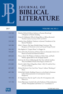Journal of Biblical Literature 136.3 (2017) by Reinhartz, Adele