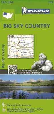 Michelin Big Sky Country Map by Michelin