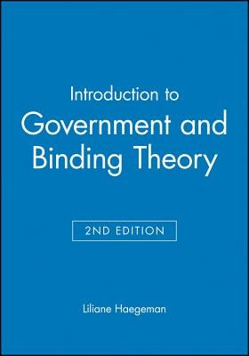 Introduction to Government 2e by Haegeman, Liliane