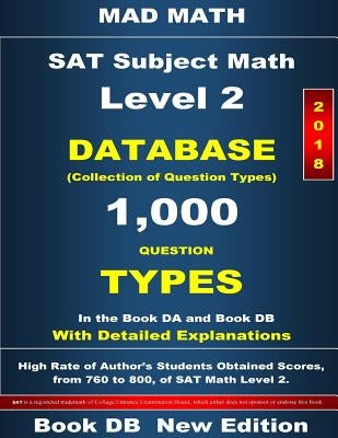 2018 SAT Subject Math Level 2 Book DB by Su, John