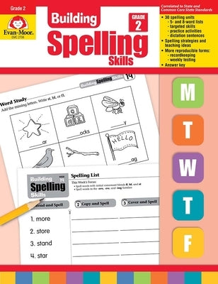 Building Spelling Skills, Grade 2 Teacher Edition by Evan-Moor Corporation