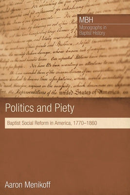 Politics and Piety by Menikoff, Aaron