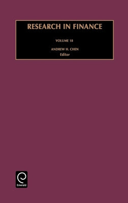 Research in Finance: A Research Annual by Chen, Andrew H.