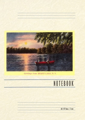 Vintage Lined Notebook Greetings from Brant Lake, New York by Found Image Press