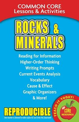 Rocks & Minerals: Common Core Lessons & Activities by Marsh, Carole