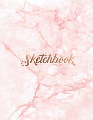 Sketchbook: Marble cover, sketchbook for Drawing, Coloring, Sketching and Doodling, 8.5 x 11 110 pages by Rusbel, Yeraldi