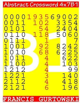 Abstract Crossword 4x7B1 by Gurtowski, Francis