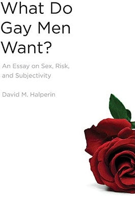 What Do Gay Men Want?: An Essay on Sex, Risk, and Subjectivity by Halperin, David