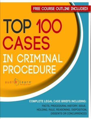 Top 100 Cases in Criminal Procedure: Legal Briefs by Content Team, Audiolearn Legal