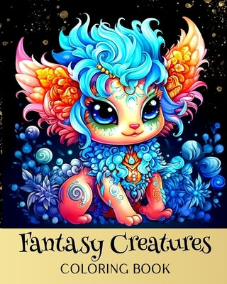 Fantasy Creatures Coloring Book: Fantasy Coloring Pages with Cute Mystical and Mythical Creatures by Peay, Regina