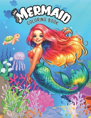 Mermaid Coloring Book for Kids 4 - 9 years old by Messages, Artful