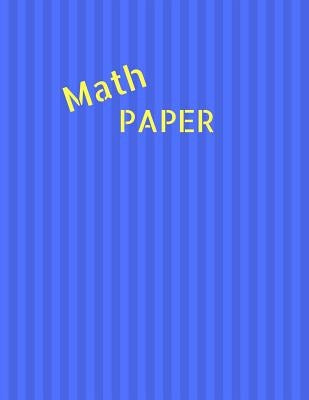 Math Paper: Quad Rule graph paper,8.5 x 11 (5x5 graph paper) 100 pages by Tsao, Ning