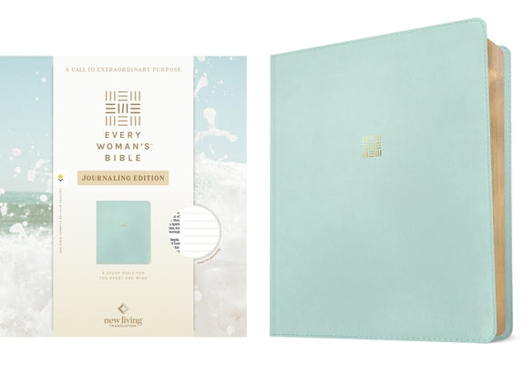 NLT Every Woman's Bible, Journaling Edition, Filament Enabled (Leatherlike, Seafoam Blue, Red Letter) by New Living Translation