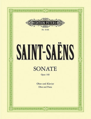 Oboe Sonata Op. 166 by Saint-Saëns, Camille