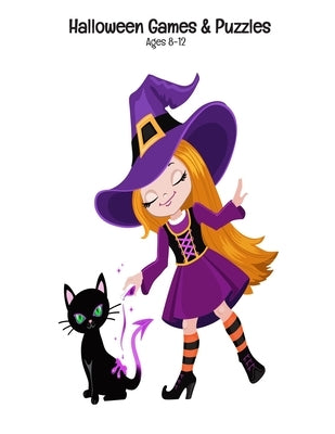Halloween Games & Puzzles Ages 8-12: Connect The Dots - Spot The Difference - Mazes - Word Search Puzzles - Dot to Dot - Word Search for Kids - Kids A by Plan, Color and